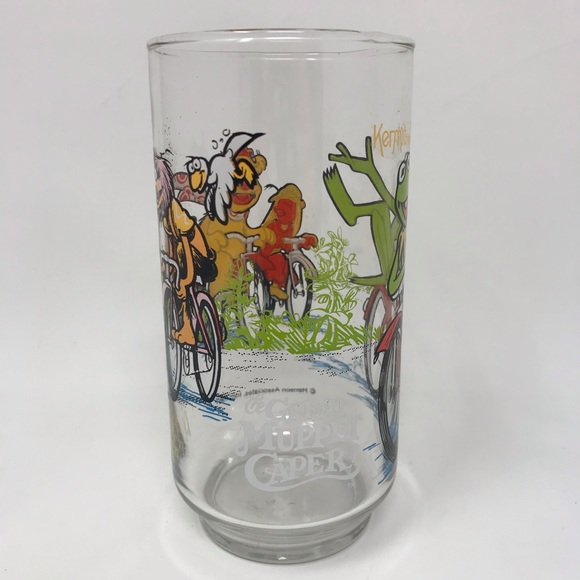 1981 The Great Muppet Caper McDonald's Glass - Kermit the Frog - Fonzie- Animal - Picture 4 of 9